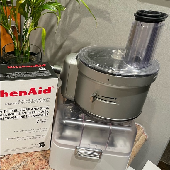 KitchenAid attachments spiralizer slicer core peeler processor dicer shredder - Picture 3 of 4